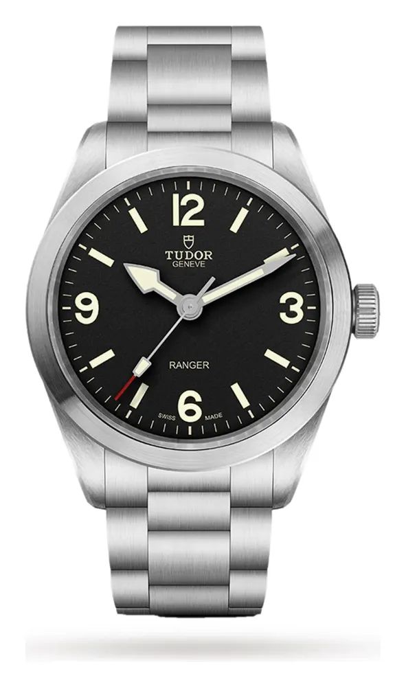 Tudor Ranger, reference 79950-0001, black dial, stainless steel case