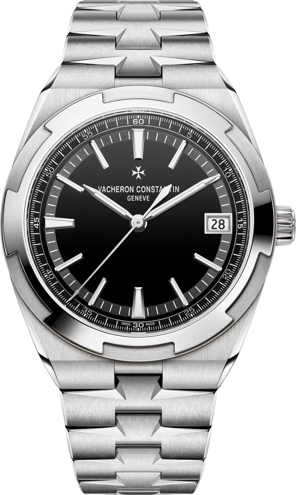 Vacheron Constantin Overseas Self-Winding, reference 4520V/210A-B483, black dial, stainless steel case