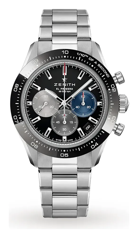 Zenith Chronomaster Sport 033100360021M3100, reference 03.3100.3600/21.M3100, black dial, stainless steel case