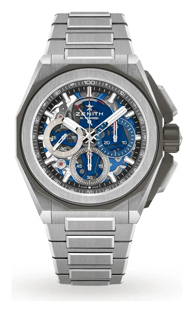 Zenith Defy Extreme, reference 95.9100.9004/01.I001, blue dial, titanium case