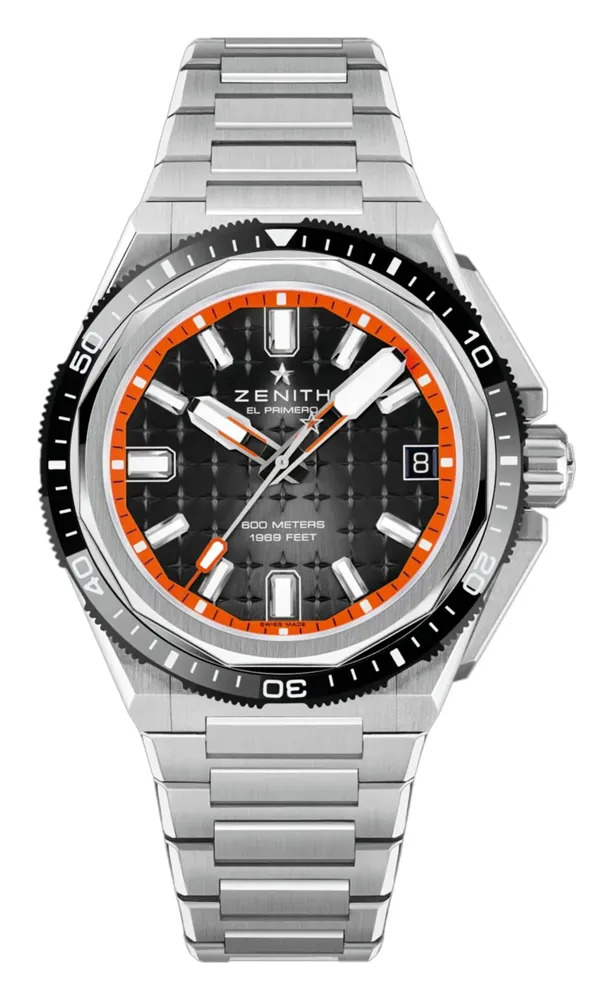 Zenith Defy Extreme Diver 959600362021I300, reference 95.9600.3620/21.I300, black dial, titanium case