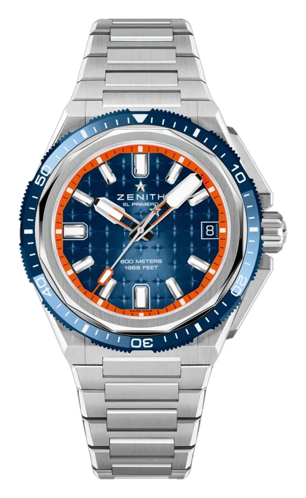 Zenith Defy Extreme Diver 959601362051I301, reference 95.9601.3620/51.I301, blue dial, titanium case