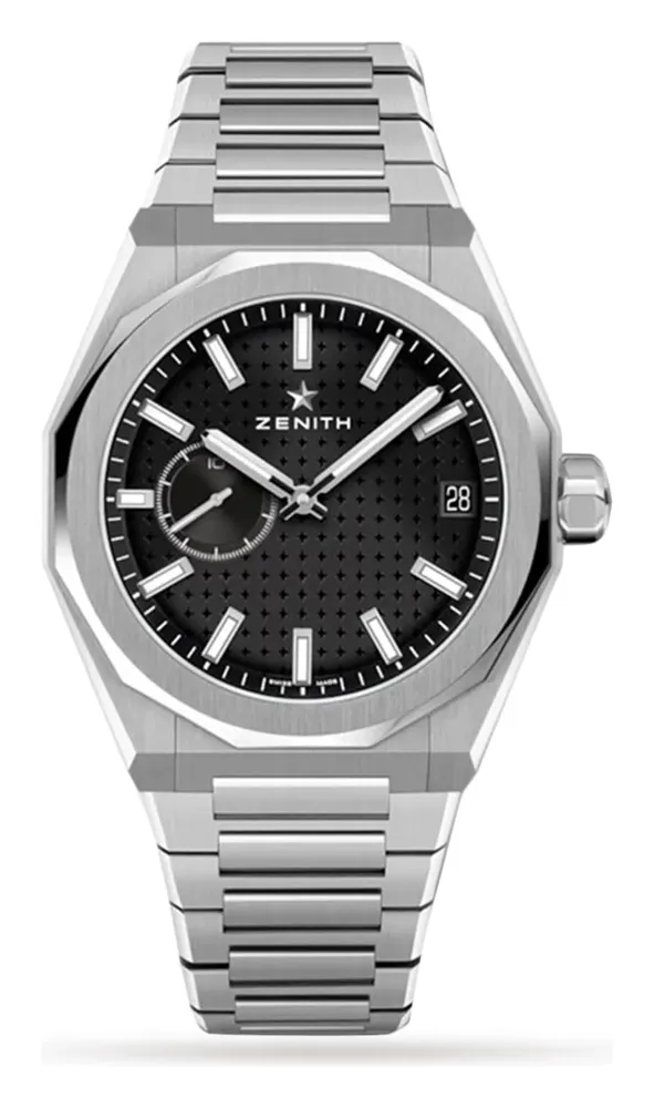 Zenith Defy Skyline 41mm 039300362021I001, reference 03.9300.3620/21.I001, black dial, stainless steel case