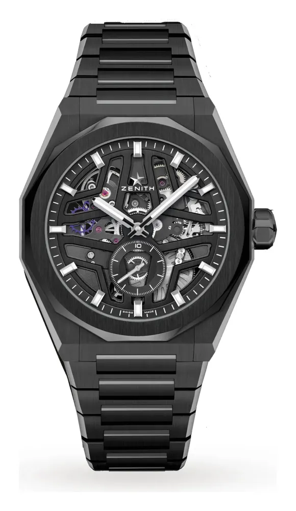Zenith Defy Skyline Skeleton 499300362078I001, reference 49.9300.3620/78.I001, black dial, ceramic case
